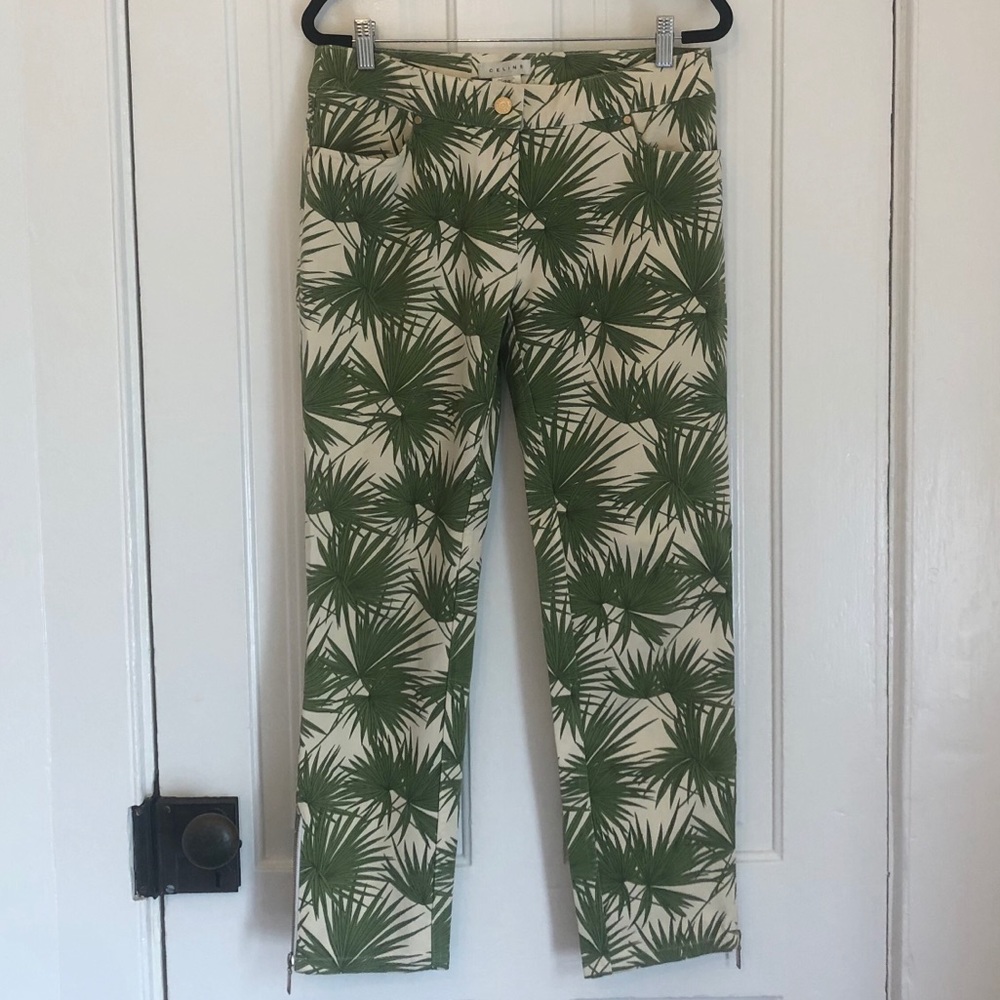 Celine by Micheal Kors palm print pant